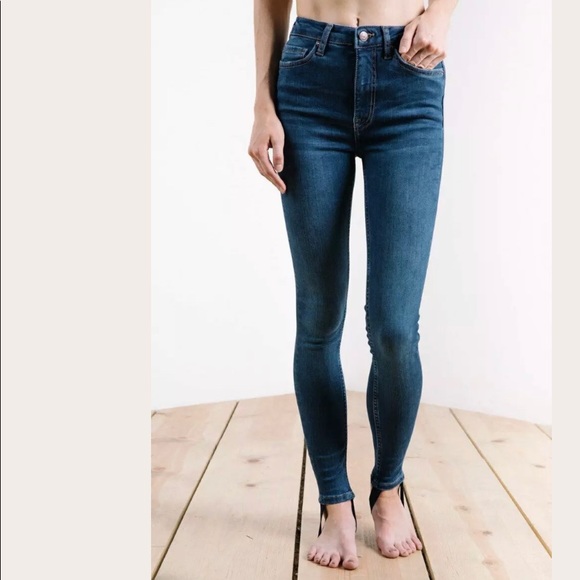 Free people Stretch Skinny jeans 199$ size 27 - Picture 1 of 8